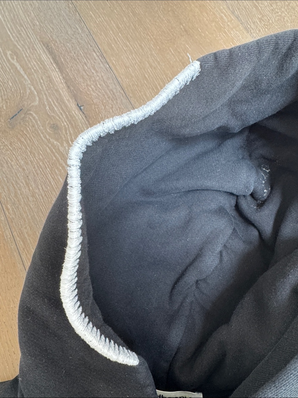 Madhappy unisex  Black  Hoodie with Subtle Logo - Picture 3 of 15